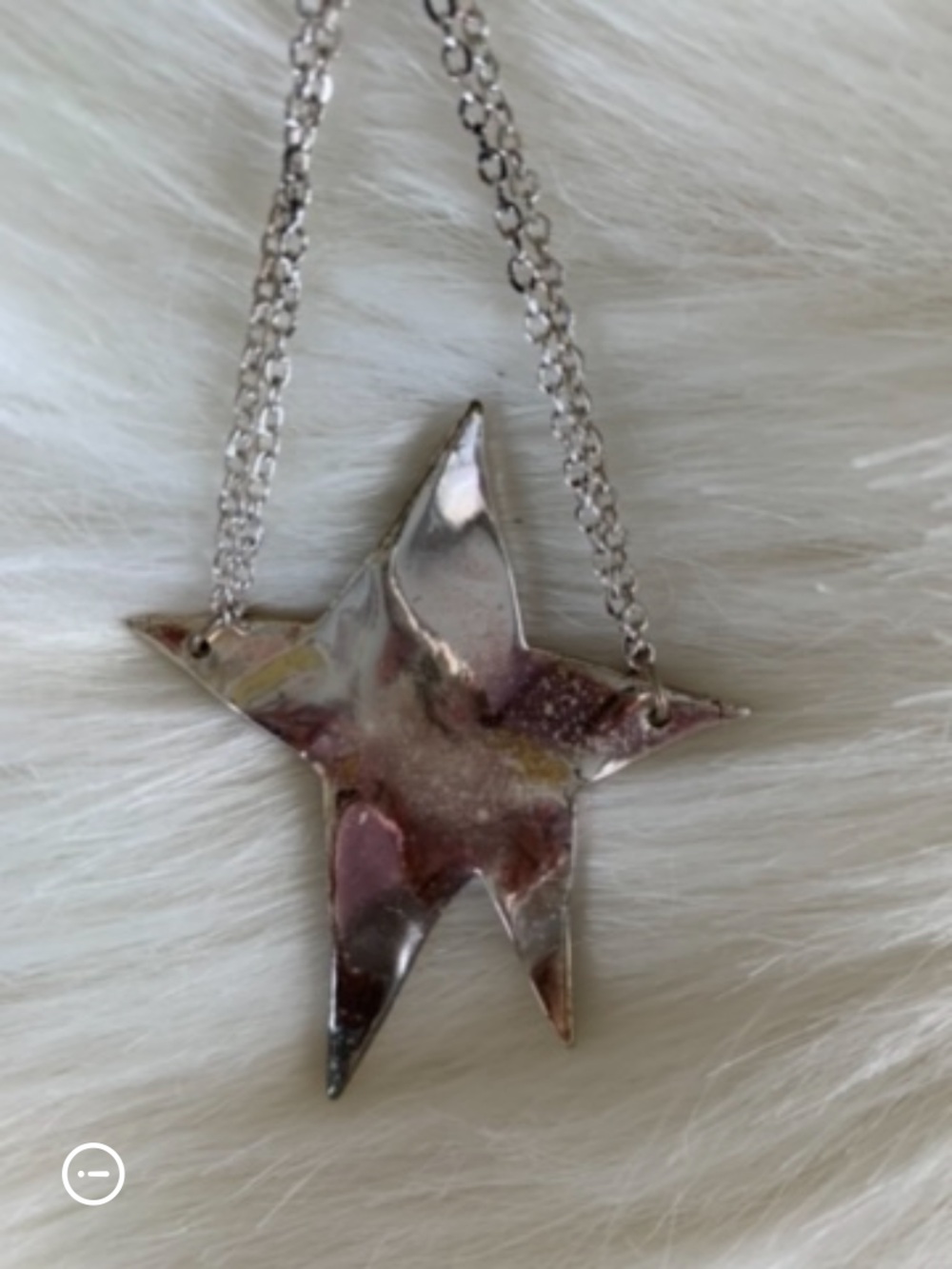Silver Star Large Pendant Necklace - Women Jewelry
